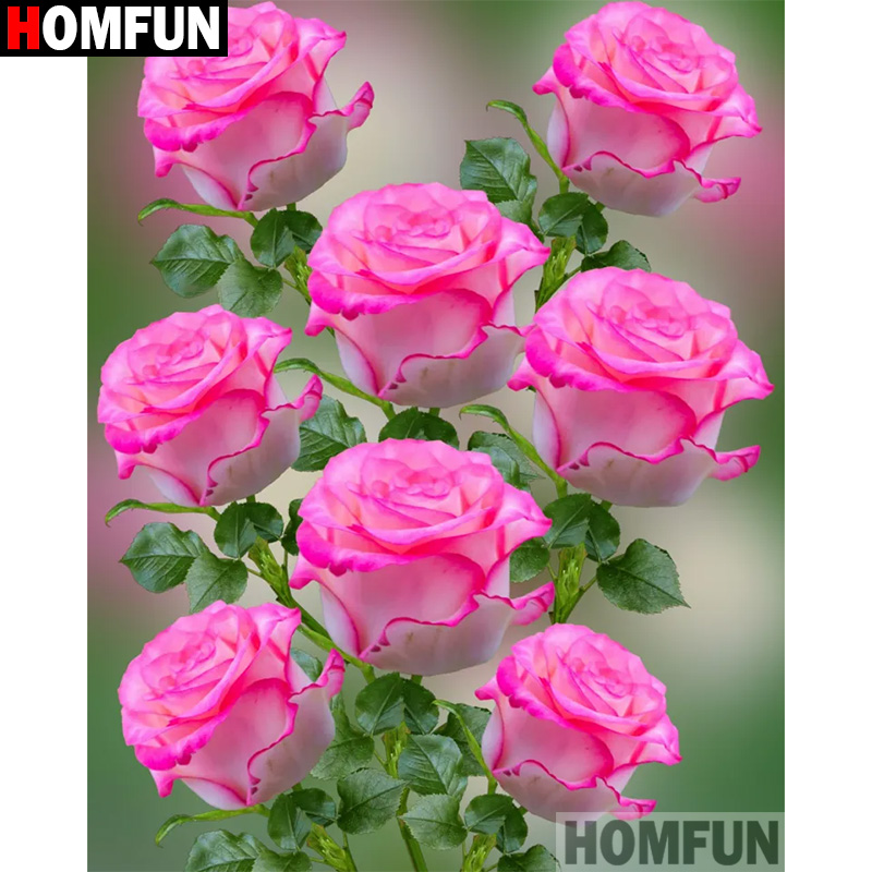 Embroidery Cross Stitch Patterns - HOMFUN Diamond Embroidery 