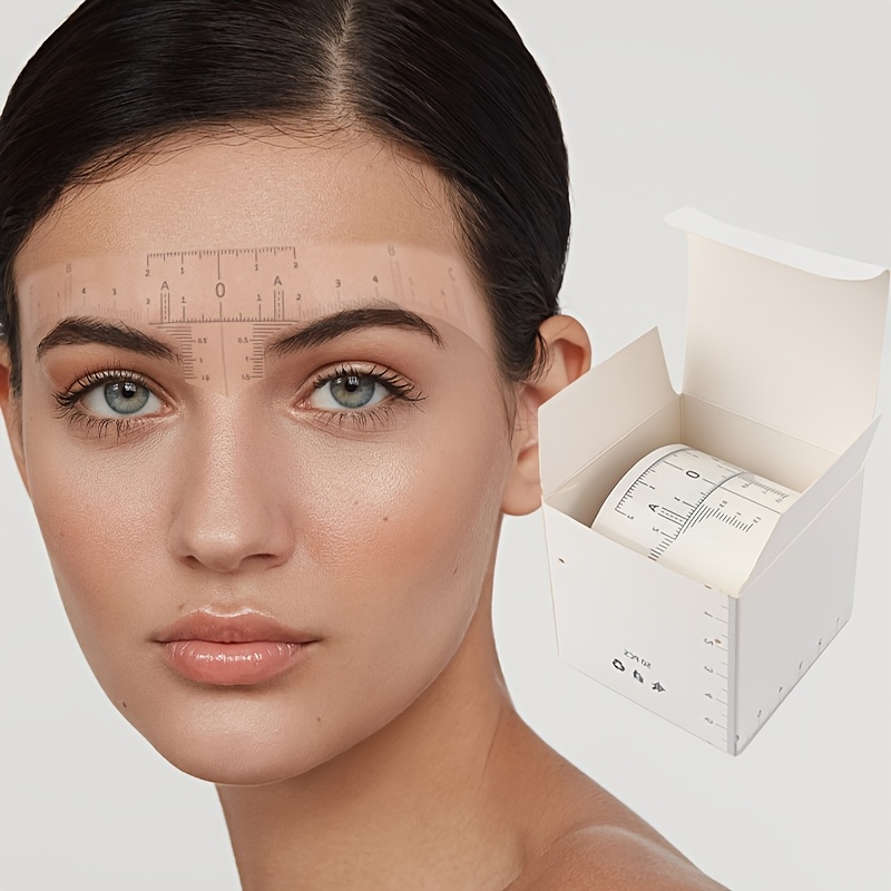 Embroidery Eyebrow - Professional Soft Flexible Eyebrow Ruler and