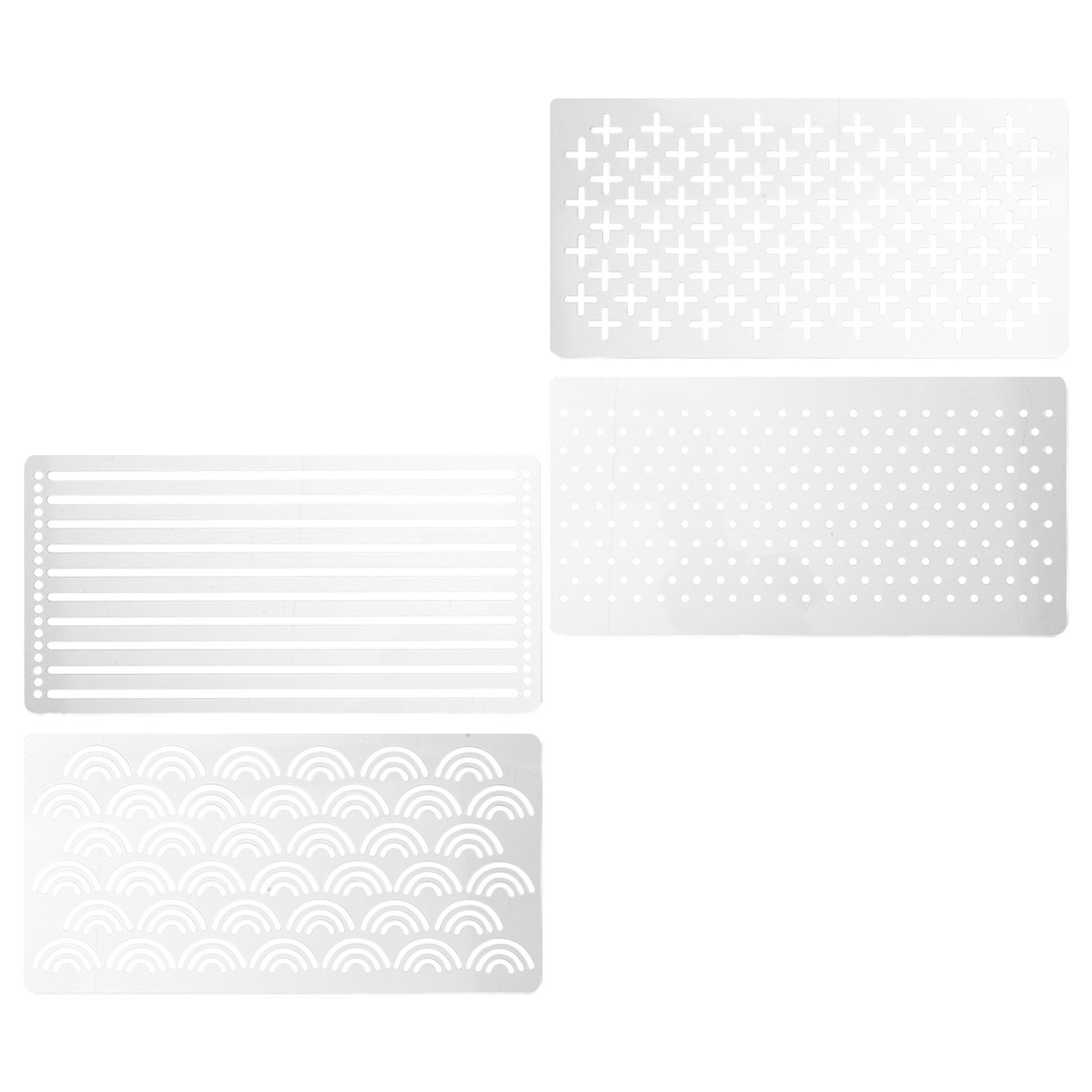 4Pcs Acrylic Quilting Template - огляд і ціна Embroidery Pattern