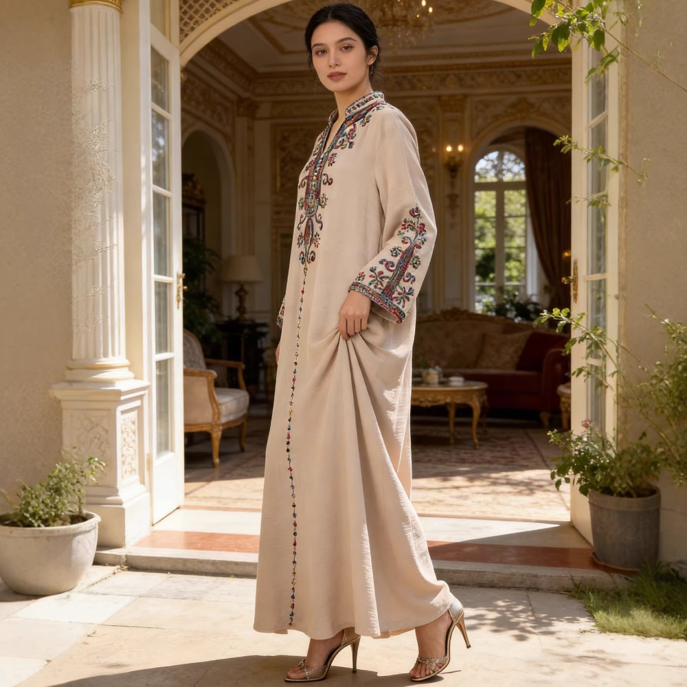 Muslim Abaya for Women Party D - огляд і ціна Embroidery Arabic