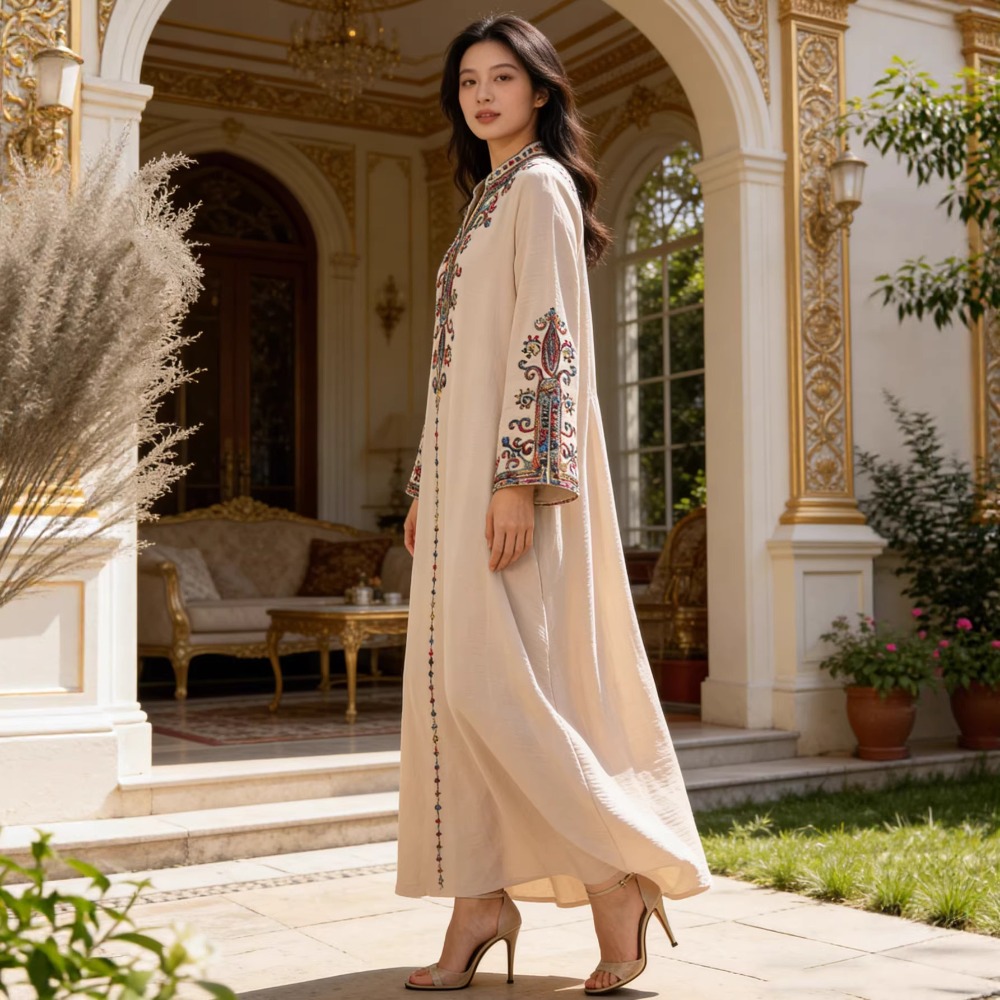 Muslim Abaya for Women Party D - огляд і ціна Embroidery Arabic
