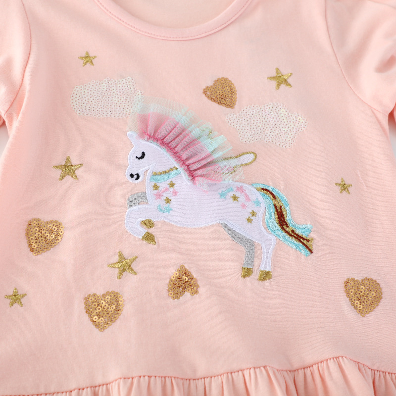Jumping Meters 2-7T Long Sleev - огляд і ціна Embroidery Unicorn