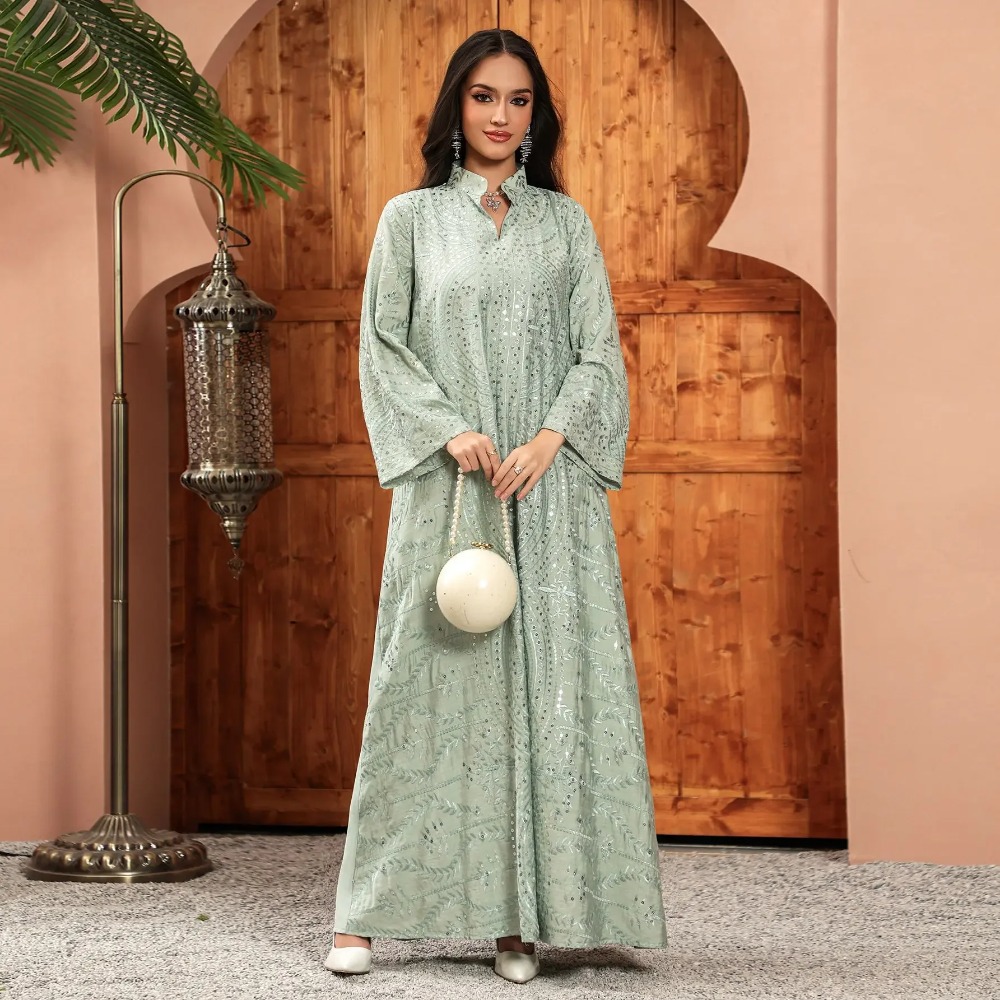 Elegant Dubai Women Dress Abay - огляд і ціна Embroidery Arabic