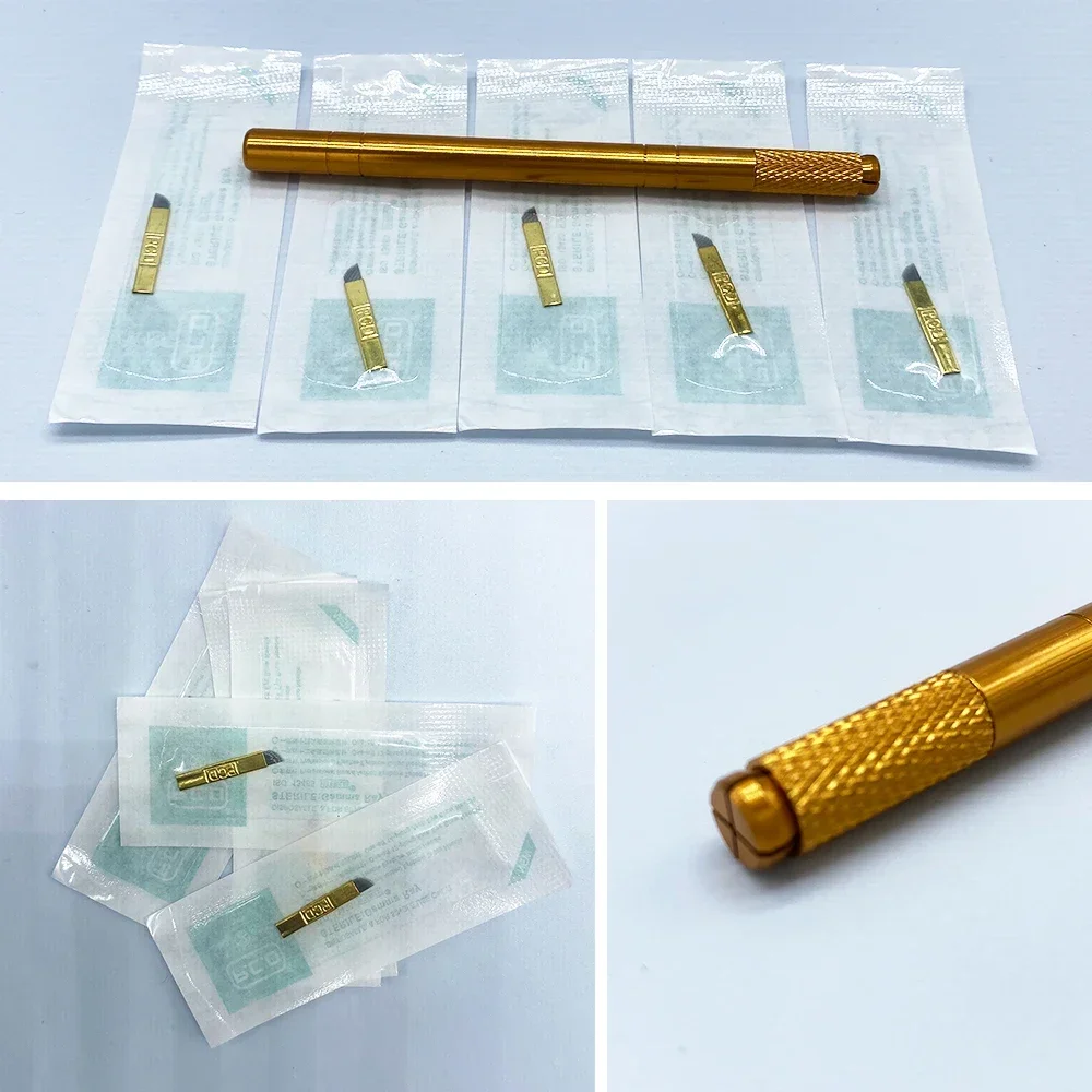 Golden Tebori 3D Tattoo Pen +  - огляд і ціна Embroidery Eyebrow