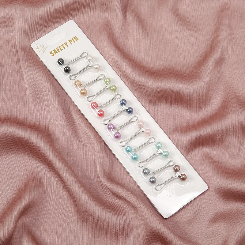 12pcs/Bag Muslim Hijab Pins Sc - огляд і ціна Embroidery Eyebrow