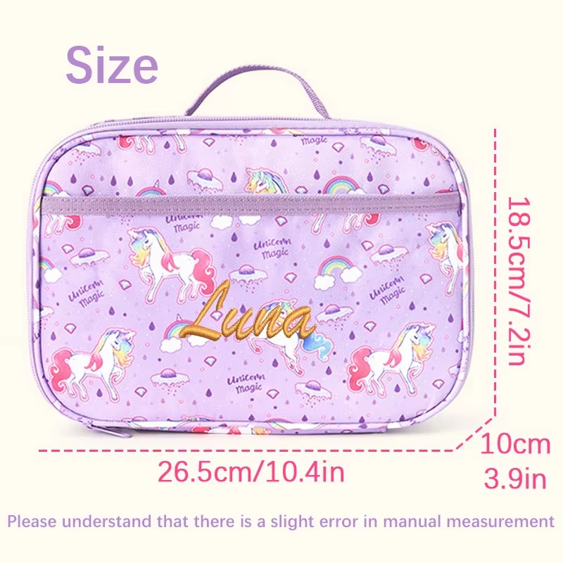 Custom Embroidery Kids Insulat - огляд і ціна Embroidery Unicorn