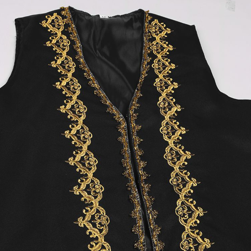 Men Arab Prince Cosplay Costum - огляд і ціна Embroidery Arabic