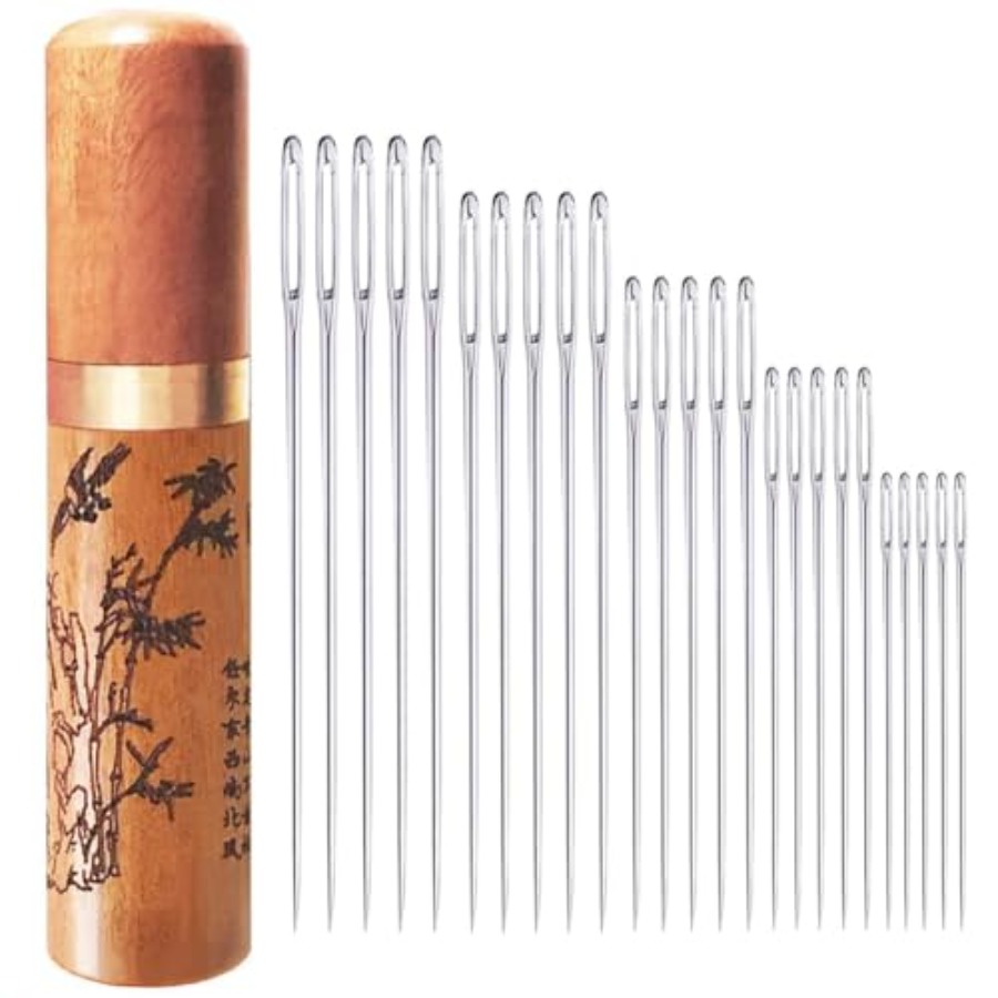 Large Eye Sewing Needles, Embr - огляд і ціна Embroidery Needles