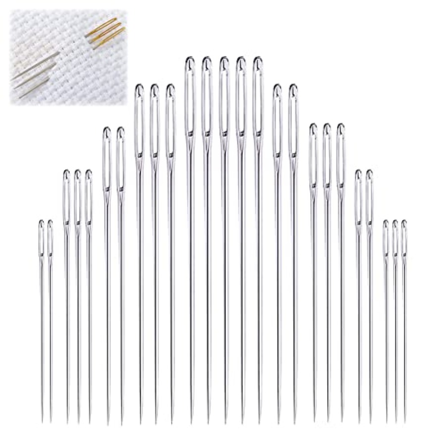 Large Eye Sewing Needles, Embr - огляд і ціна Embroidery Needles