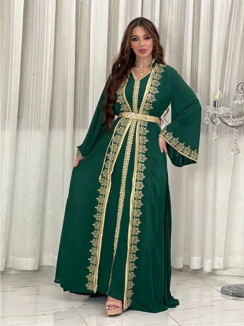 Eid Muslim Women Party Dresses - огляд і ціна Embroidery Arabic