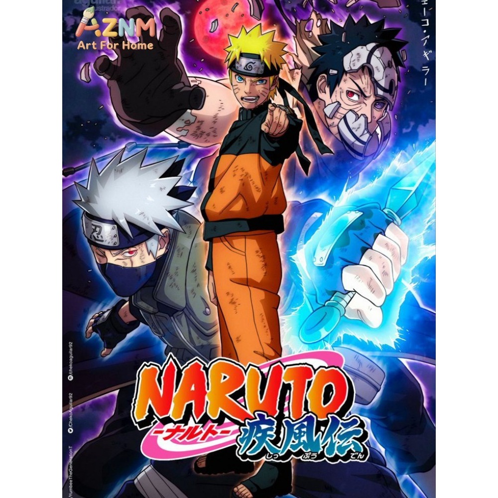 Frameless 1pc Naruto Class Sev - огляд і ціна Embroidery Pattern