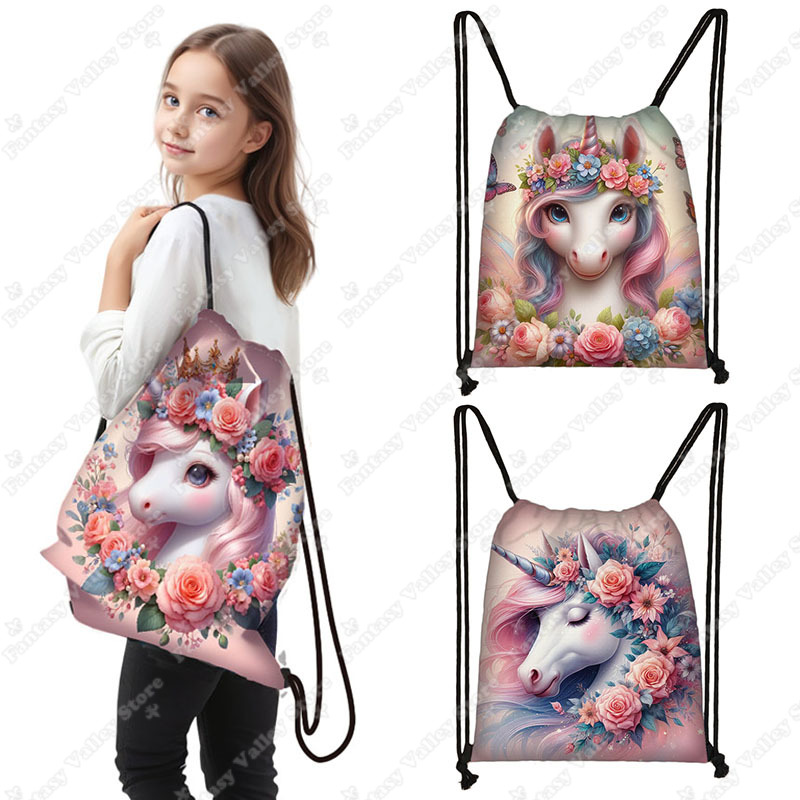 Cute Unicorn Flower Print Draw - огляд і ціна Embroidery Unicorn