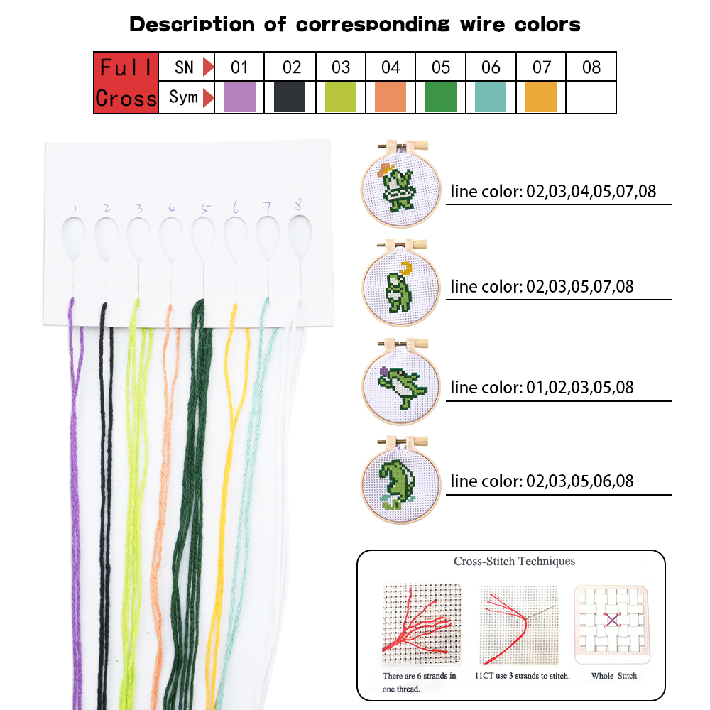 4pcs Embroidery Starter Kit DI - огляд і ціна Embroidery Needle