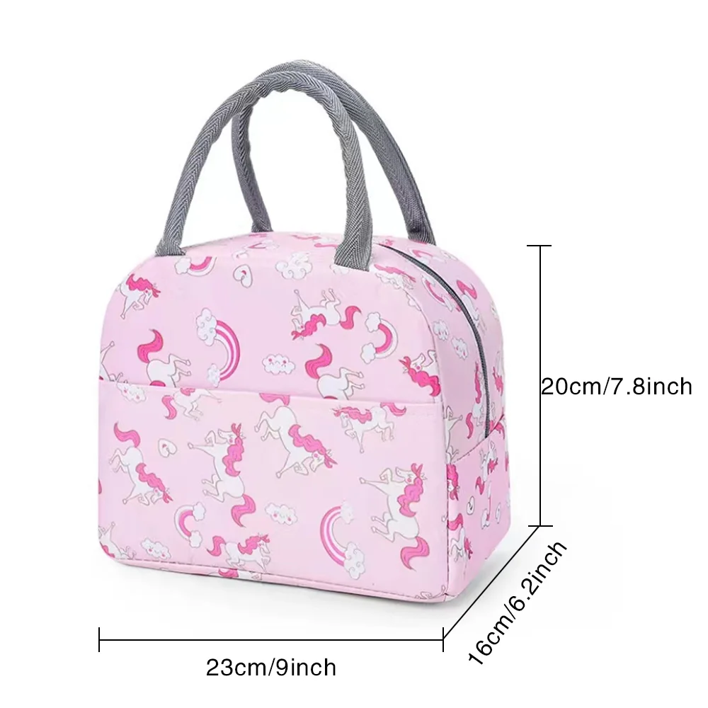 Insulation Lunch Bag Cute Unic - огляд і ціна Embroidery Unicorn