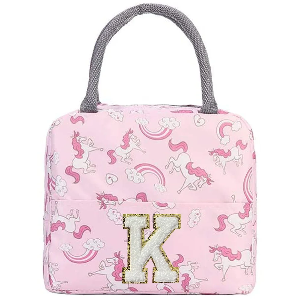 Insulation Lunch Bag Cute Unic - огляд і ціна Embroidery Unicorn