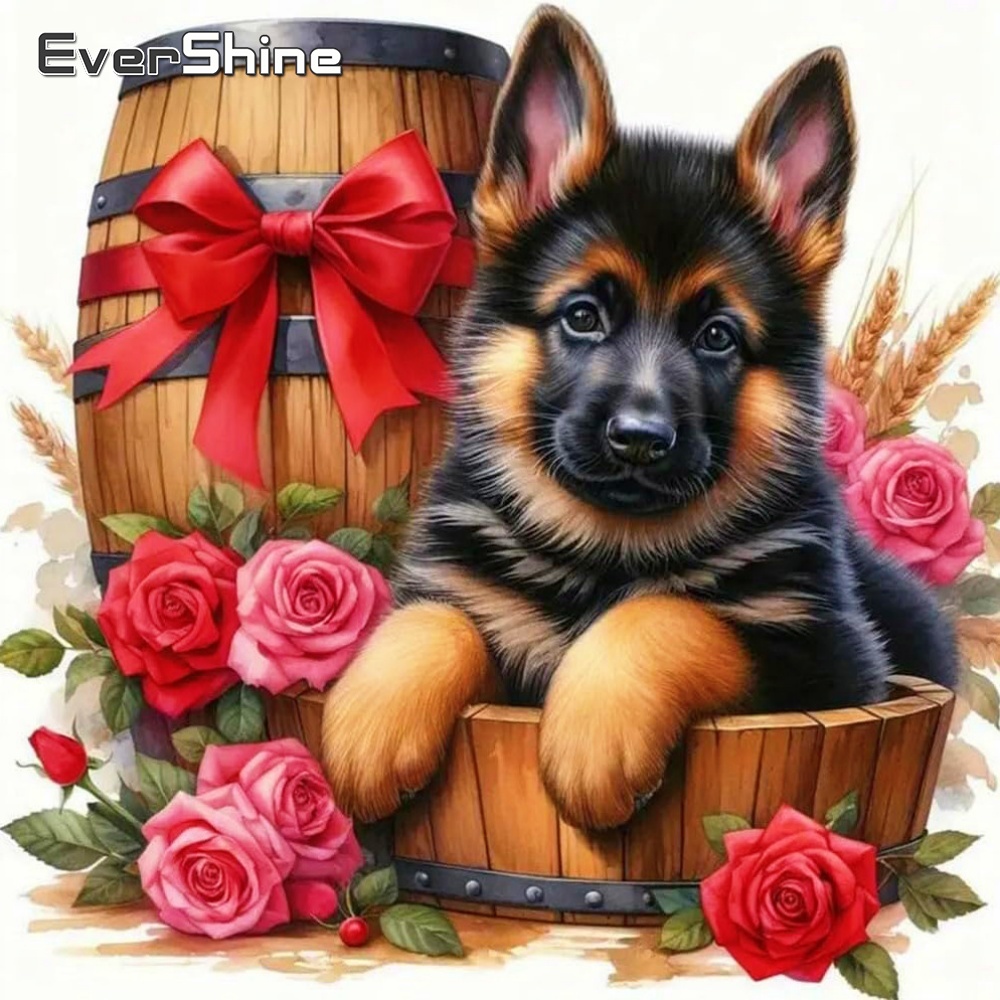 Evershine Diamond Mosaic Dog A - огляд і ціна Embroidery Cross Stitch Patterns