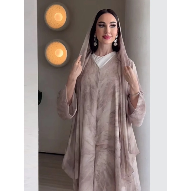 Scarf Women Dress Abaya Cardig - огляд і ціна Embroidery Arabic