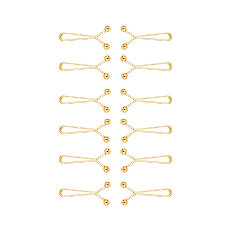 12pcs U-shaped Headscarf Pins  - огляд і ціна Embroidery Eyebrow