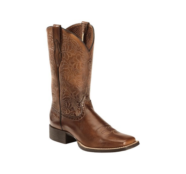 Men's Brown Leather Cowboy Boo - огляд і ціна Embroidery Pattern