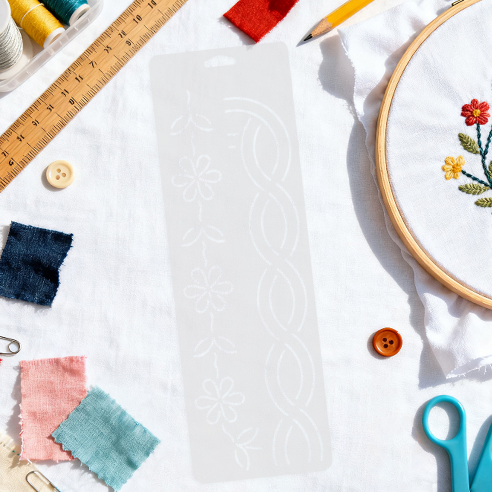 2 Pcs Corner Quilt Stencils Ha - огляд і ціна Embroidery Pattern