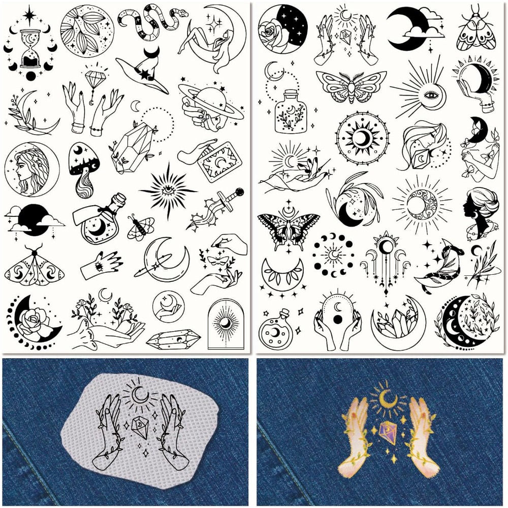 51Pcs Boho Moon Sun Water Solu - огляд і ціна Embroidery Pattern